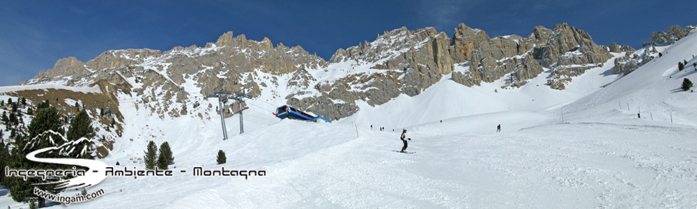 Skiarea Obereggen-Catena del Latemar 2840m